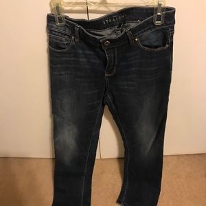 White House black market straight jeans 6